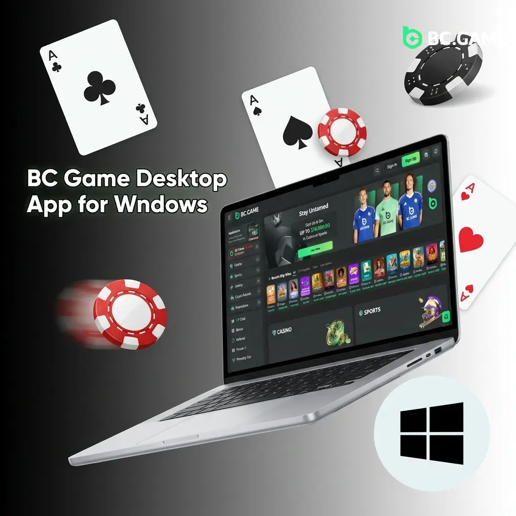 BC Game browser-based desktop platform on Windows PC – no app download needed, full casino access